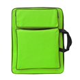 thumbnail image 2 of Art Portfolio Case Artists Backpack with Pockets, Handle Storage Organizer Kids Green, 2 of 9