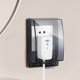 thumbnail image 2 of Adhesive Socket Cover Waterproof Outlet Cover Flip Type Weatherproof Cover Outlet Cover, 2 of 3