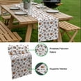 thumbnail image 5 of Halloween Table Runner - 72 Inch Long, Kitchen Dining Table Runner Dresser Scarves, White Horror Skull Pumpkins Bats Farmhouse Decor for Coffee Tables Wedding Party Banquet, 5 of 8