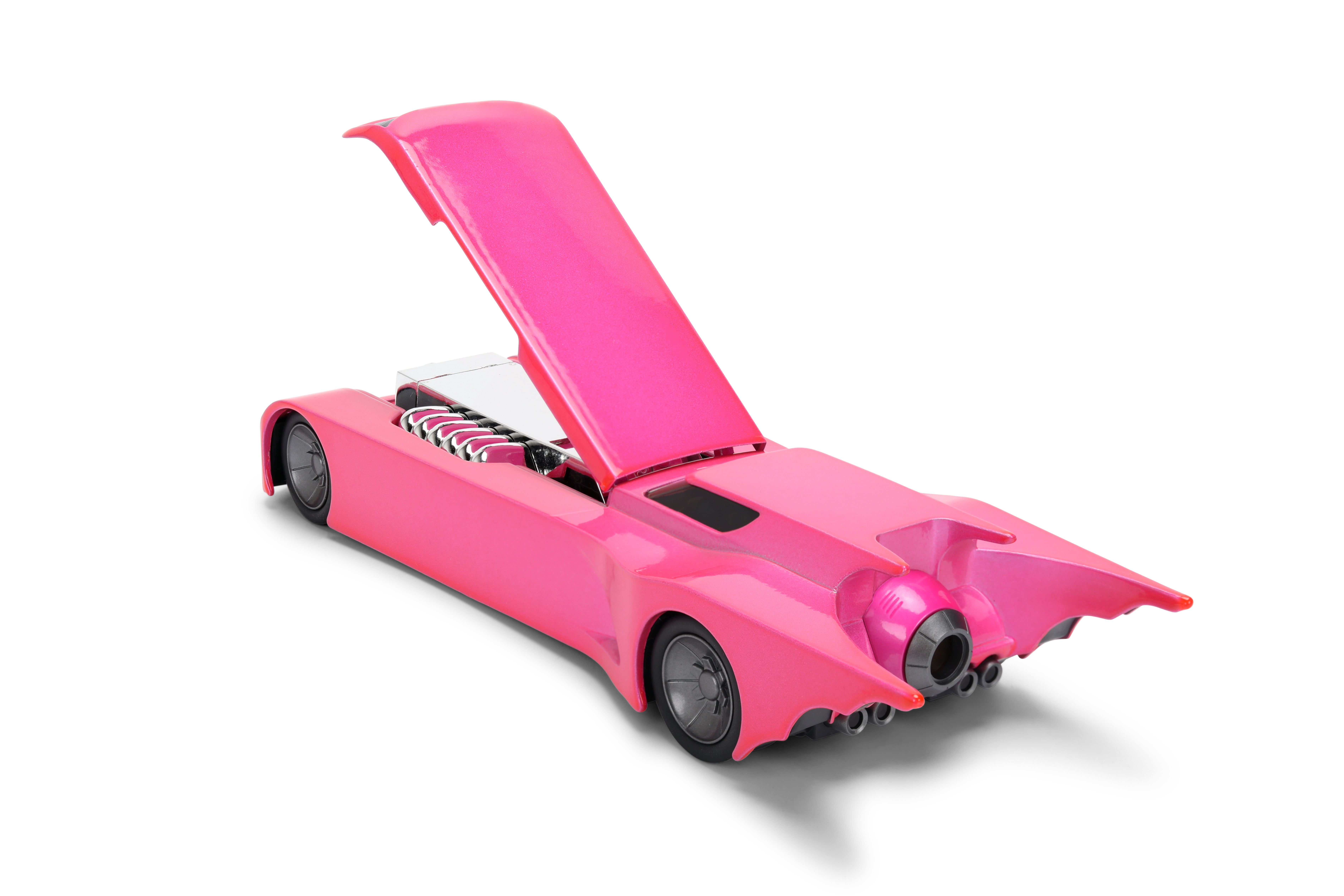 Jada Toys Pink Slips Batman The Animated Series Batmobile , 1:24 Scale, Die-cast Car, Model Vehicles(Pink)