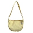 thumbnail image 2 of Bolso cruzado para mujer Yinane Bolso de hombro grande de tela Oxford correa ajustable moño de bola Amarillo, 2 of 8