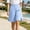 B_ Blue, variant on Womens Elastic Waist Cargo Casual Shorts, Large Patch Pockets with Drawstring, Loose Fit for Everyday Casual Wear Blue XXL