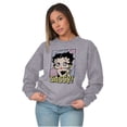 thumbnail image 5 of Betty Boop Sassy Cute Retro Toon Women Crewneck Sweatshirt Brisco Brands L, 5 of 6