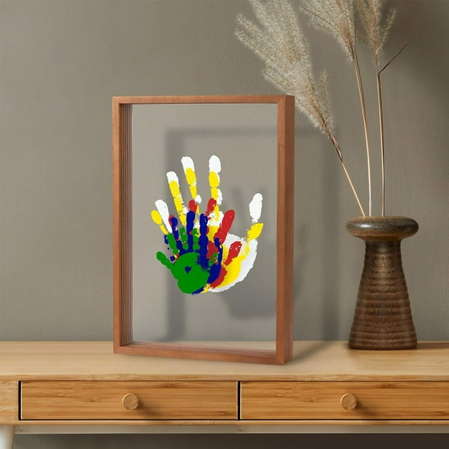 BotaniNest Handprint Frame Hand Casting Kit Couples With Base Kit DIY Craft Keepsake Family Handprint Kit5ml