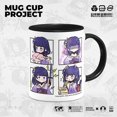 thumbnail image 4 of Genshin Impact Game Animation Peripheral Original Simple Ceramic Mug With Lid Spoon Kazuha Yae Miko Birthday Christmas Gift, 4 of 5