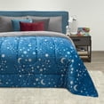 thumbnail image 3 of Cobertor  Borrega Matrimonial Elefantito Galaxia Color Azul Suave, 3 of 5