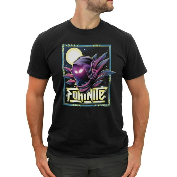 Men's Fortnite Raven Poster Graphic T-Shirt