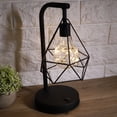 thumbnail image 6 of Slatcetga Iron Frame Dining Table Lamp Bedroom Retro Simple Romantic Night Light No Battery, 6 of 8