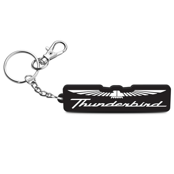 Ford Thunderbird Laser Engraved UV Full-Color Acrylic Charm Key Chain