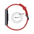 thumbnail image 2 of Soft Silicone Watchband Watch Strap Smart Bracelet Replacement Wristband Compatible For Realme Band2 gray, 2 of 4