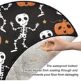 thumbnail image 2 of GZHJMY Skeleton Dance Christmas Tree Mat, Round Christmas Tree Stand Mat Decoration for Holiday Party Home Christmas Day Ornaments Floor Door, 28.3", 2 of 6