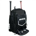 thumbnail image 1 of Hit Run Steal Bat Bag Backpack, Holds up to 4 Bats, Glove, and Helmet, Black, 1 of 6