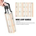 thumbnail image 4 of Yayeee 33oz Double Wall Stainless Steel Water Bottle with Flip Straw, Beige Nautical Pattern, 4 of 7