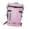thumbnail image 4 of Mochila impermeable de 30 litros con múltiples compartimentos para viajes, resistente al desgaste y versátil. Rosa, 4 of 9