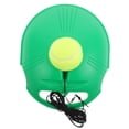 thumbnail image 2 of juego de entrenamiento de tenis individual con base, pelota de rebote portátil y cuerda elástica para practicar tenis por cuenta propia, equipo de entrenamiento para principiantes y adultos., 2 of 7