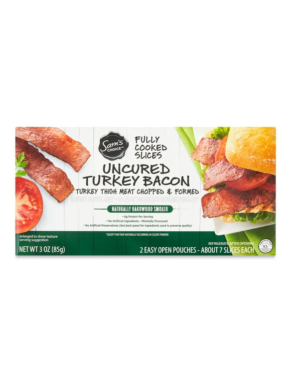 Turkey bacon in Bacon