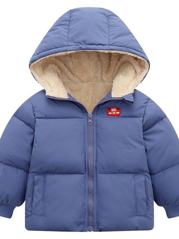 Details about   Kids Girls Hooded Winter Warm Coat Padded Jacket Child Outerwear Clothing 3-12Y 