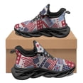 thumbnail image 1 of Zapatillas deportivas con estampado del 4 de julio para mujer, nuevas zapatillas deportivas de verano para exteriores, zapatillas clásicas con cordones y suela vulcanizada., 1 of 6