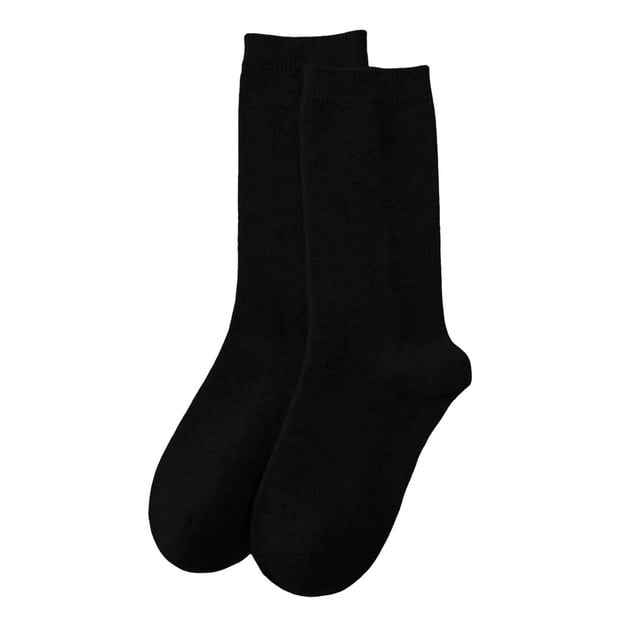 Chaussettes Mi-Mollet Décontractées pour Femmes, Laine Chaude, Polyester, Taille Unique 35-42