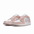 thumbnail image 2 of Ni - ke Womens Ni - ke Air Jordan 1 Low White Particle Beige Size 11/9.5 Mens DC0774-120, 2 of 5