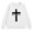 White, variant on Gaexia Faith Over Fear Hoodie Trendy Cute Christian Letter Print Sweatshirts Christian Religious Sayings Pullover Sweater