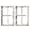 White, variant on Wooden Door And Window Protective Cover For Enhanced Home And Elegant Interior Design Couch Covers for Dogs Sofa Cover for Moving Outdoor Side Table Cover Slipcover Couch L Shaped Sofa Cover Barbecue