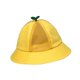 thumbnail image 3 of Sombrero de playa para el sol, protección solar informal de Panamá, bonito sombrero pequeño portátil amarillo, gorra de pescador, sombrero de verano p 58cm, 3 of 8