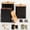 Black, variant on Kitchen Canisters for Countertop Set of 3 with Customizable Chalkboard Labels & Marker Pen - Big Iron Kitchen Canisters with Airtight Lids - White Canister Set - Flour and Sugar Containers Farmhouse