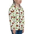 thumbnail image 5 of Kdxio Cute Bear Pattern Kids Boys Girls Zip Up Hoodie 3D Printed Hooded Sweatshirt Hoody Coat with Pocket 7-12 Y-Small, 5 of 6