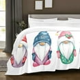thumbnail image 6 of Yibo Mardi Gras Blanket Flannel Soft and Comfortable Anti-static Bed Sofa Blanket, 6 of 7