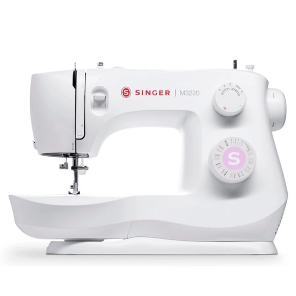 SINGER M3220 Lightweight & Portable Sewing Machine With 108 Stitch Applications, LED Lighting & 1-Step Buttonhole | Ideal for Crafting, Home Décor, and Fashion Sewing