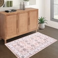 thumbnail image 2 of Haperlare Area Rugs Washable Rug Vintage Rug Traditional Rug Foldable Thin Rug for Bedroom Living Room, 2' x 3' Pink, 2 of 7