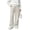 Beige, variant on OGLCCG Girls Sweatpants Wide Leg Drawstring Baggy Kids Joggers Pants Open Bottom Teen Athletic Trousers with Pockets Size 4-16