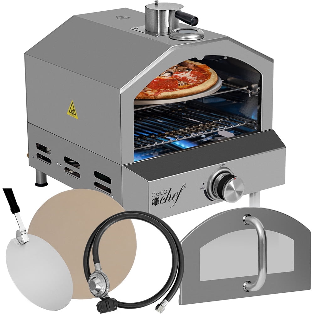 Deco Chef Portable Outdoor Pizza Oven and Grill with Propane Gas CSA