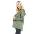 thumbnail image 3 of MixMatchy Women's Casual Lightweight Military Safari Anorak Utility Jacket, 3 of 7