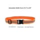 thumbnail image 4 of Cinturón o faja elástica reflectante, estilo militar, ajustable, color naranja, 4 of 5