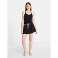 thumbnail image 2 of No Boundaries Cozy Sleepwear Cami and Skort Set, 2-Piece, Women’s and Women’s Plus XXS-3X, 2 of 5
