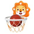 thumbnail image 1 of Mini juego de aro de baloncesto para interiores, juegos deportivos con baloncesto y bomba, montaje en pared naranja Zulema aro de baloncesto, 1 of 6