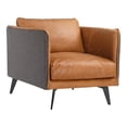 thumbnail image 2 of Moe's Home Collection Messina Leather Armchair, 2 of 6