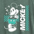 thumbnail image 3 of Disney - Mickey & Friends - Mickey Mouse - Checkered Retro Design - Women's Short Sleeve Graphic T-Shirt, 3 of 5
