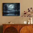thumbnail image 4 of Fenyluxe Moon Trees Canvas Prints Wall Art Decor Ready to Hang for Room Home Office Hotel Salon Condo Bar Mediation, Ideal Gift for Holidays 16x12in, 4 of 6