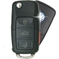 thumbnail image 4 of HSHDLDF Coque de Remplacement Étui Housse pour Volkswagen 2002-2010 Télécommande Clé Fob Rabattable Pliable pour Beetle Golf Jetta Passat GTI Entrée Sans Clé Réparation Convient FCC ID : HLO1J0959753AM Ou HLO1J0959753DC (No de Pièce, 4 of 4