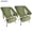 Green, variant on VECUKTY Portable Camping Chair Set, 2 Pack Lightweight Folding Outdoor Chairs with Carry Bags for Camping, Hiking, Fishing,Green
