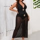 thumbnail image 1 of Traje de baño de 2 piezas para mujer, trajes de baño para mujer, bikini deportivo con aros y escote en V profundo para mujer, traje de baño de nailon para mujer, 1 of 9