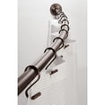 thumbnail image 4 of iDesign 41" to 72" Adjustable Curved Shower Curtain Rod, Bronze, 4 of 6