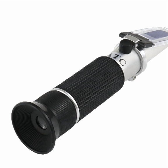 0-32% Brix Meter Refractometer, Handheld Brix Sugar Measurement Meter with Automatic Temperature Compensation, Wine Extractor Tester Machine for Fruit, Beverages, Juice, Honey