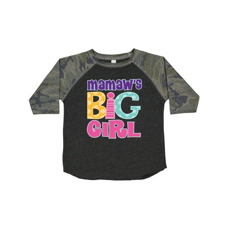 

Inktastic Mamaw s Big Girl Gift Toddler Toddler Girl T-Shirt