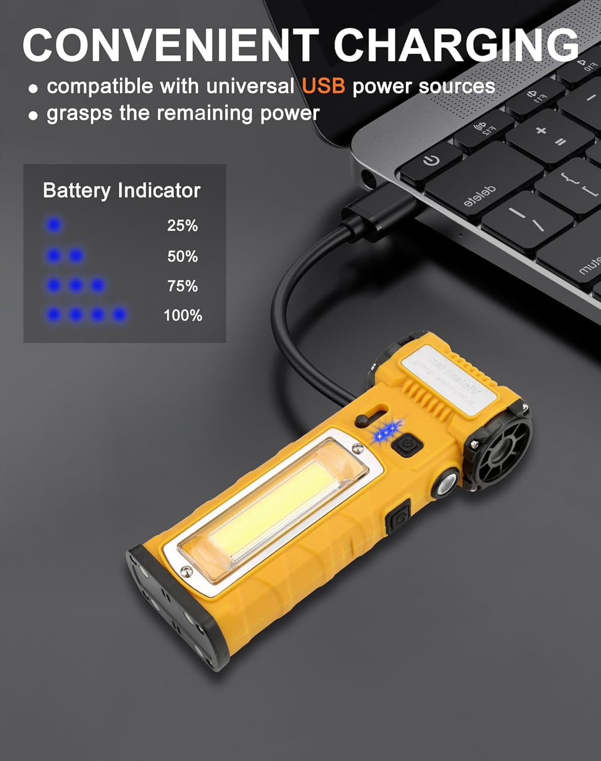 Compressed Air Duster, 130000RPM Electric Air Duster with LED Display, 2 Gear Adjustable Cordless Air Blower Magnetic Base, 8000mAh Rechargeable Air Duster for PC, Keyboard, Car, Outdoors, Home