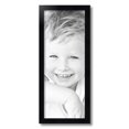 thumbnail image 2 of ArtToFrames 9" x 23" Satin Black Picture Frame, 9x23 inch Black Wood Poster Frame (WOM-1451), 2 of 8