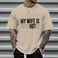 thumbnail image 2 of Afdoent Mens T Shirts Male Printing Popular Casual Loose Crew Neck Short Sleeve T Shirt Streetwear, 2 of 4